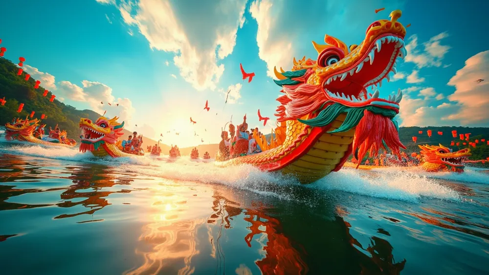 Dragon Boat Festival Celebrates Song Yun Art Expo for International Students